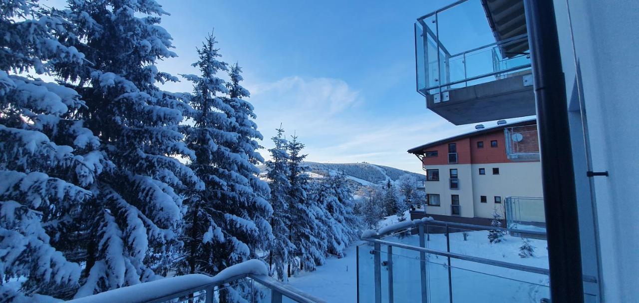 Apartman Nerudovka D 104, Finska Sauna, Garazove Stani Loučná pod Klínovcem Εξωτερικό φωτογραφία